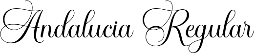 Andalucia Regular font | andalucia.otf