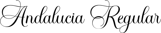 Andalucia Regular font | andalucia.ttf