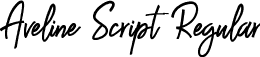 Aveline Script Regular font | Aveline Script.ttf