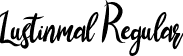 Lustinmal Regular font | Lustinmal.otf