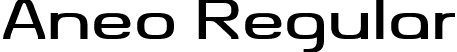 Aneo Regular font | Aneo-Regular.otf