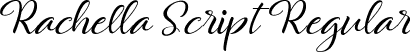 Rachella Script Regular font | Rachella.ttf