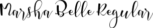 Marsha Belle Regular font | marsha_belle_demo_version.ttf