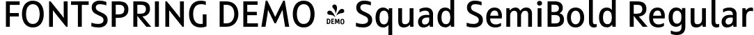 FONTSPRING DEMO - Squad SemiBold Regular font | Fontspring-DEMO-squad-semibold.otf