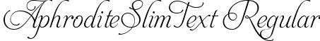 AphroditeSlimText Regular font | Aphrodite Slim Text.ttf