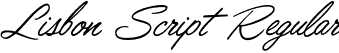 Lisbon Script Regular font | Lisbon-Script.otf