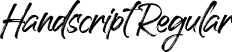 Handscript Regular font | Handscript.otf