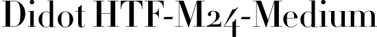 Didot HTF-M24-Medium font | Didot HTF M24 Medium.otf