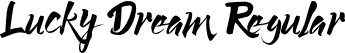 Lucky Dream Regular font | Lucky Dream.otf