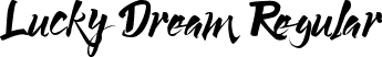 Lucky Dream Regular font | Lucky Dream.ttf