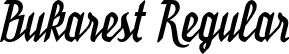 Bukarest Regular font | Bukarest.otf