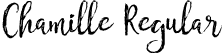 Chamille Regular font | Chamille.ttf