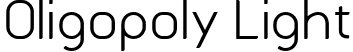 Oligopoly Light font | Oligopoly Light.ttf