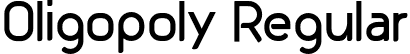 Oligopoly Regular font | Oligopoly Regular.otf