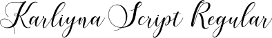 Karliyna Script Regular font | Karliyna Script.ttf