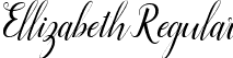 Ellizabeth Regular font | Ellizabeth.ttf