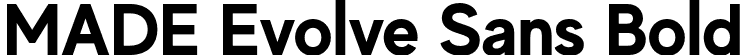 MADE Evolve Sans Bold font | MADE Evolve Sans Bold (PERSONAL USE).otf