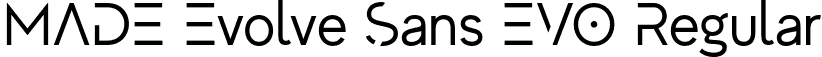 MADE Evolve Sans EVO Regular font | MADE Evolve Sans Regular EVO (PERSONAL USE).otf