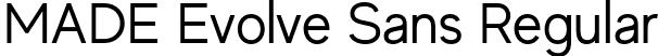 MADE Evolve Sans Regular font | MADE Evolve Sans Regular (PERSONAL USE).otf