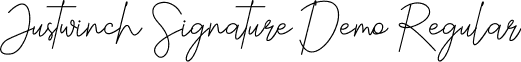 Justwinch Signature Demo Regular font | JustwinchSignatureDemo.ttf