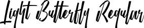 Light Butterfly Regular font | Light Butterfly.ttf