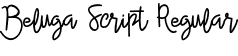 Beluga Script Regular font | BelugaScript.otf