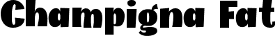 Champigna Fat font | Champigna-Fat.ttf