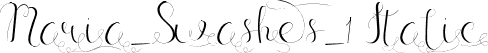 Maria_Swashes_1 Italic font | Maria_Swashes_1.ttf