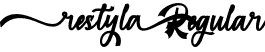 restyla Regular font | restyla.otf