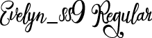 Evelyn_ss9 Regular font | Evelyn_ss9.ttf