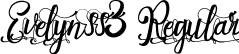 Evelynss3 Regular font | Evelyn_ss3.ttf