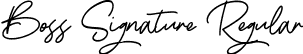 Boss Signature Regular font | Bosssignature-3pYz.ttf