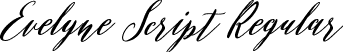 Evelyne Script Regular font | Evelyne.ttf