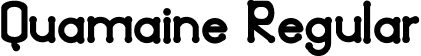 Quamaine Regular font | Quamaine.otf