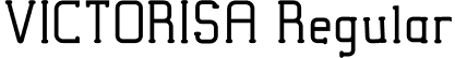 VICTORISA Regular font | VICTORISA.otf