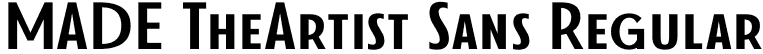 MADE TheArtist Sans Regular font | MADE TheArtist Sans PERSONAL USE.otf