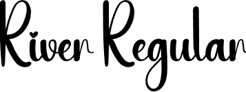 River Regular font | River.otf