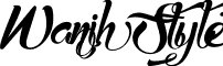 Wanih Style font | Wanih Styles.ttf