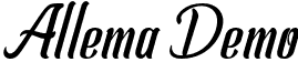 Allema Demo font | Allema Free Demo.otf