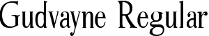 Gudvayne Regular font | GudvayneRegular-r6z8.ttf