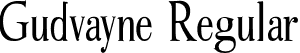 Gudvayne Regular font | GudvayneRegular-YZmy.otf