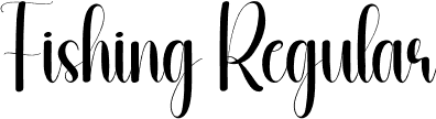 Fishing Regular font | Fishing.otf