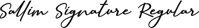 Sallim Signature Regular font | SallimSignature.ttf