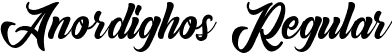 Anordighos Regular font | Anordighos.ttf