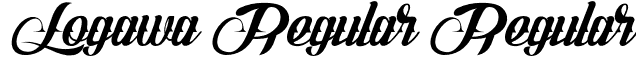 Logawa Regular Regular font | Logawa Regular.otf