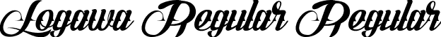 Logawa Regular Regular font | Logawa Regular.ttf