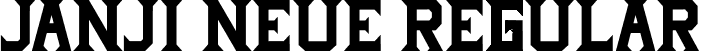 Janji Neue Regular font | Janji_neue.otf