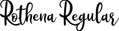 Rothena Regular font | Rothena.ttf