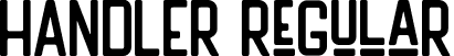 HANDLER Regular font | Handler Regular.otf