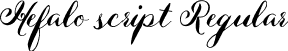 Hefalo script Regular font | Hefalo Script .ttf